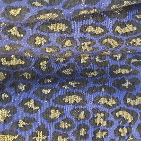 Anne Klein Vintage Long Sleeve  Animal Print Metallic Open Jacket XL - Picture 10 of 15